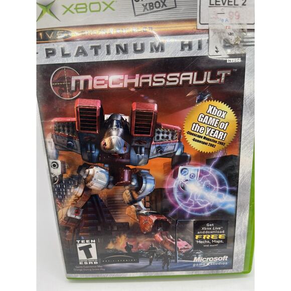 Microsoft XBOX 2003 Platinum Hits MECHASSAULT Video Game TESTED & WORKS! - Picture 2 of 8